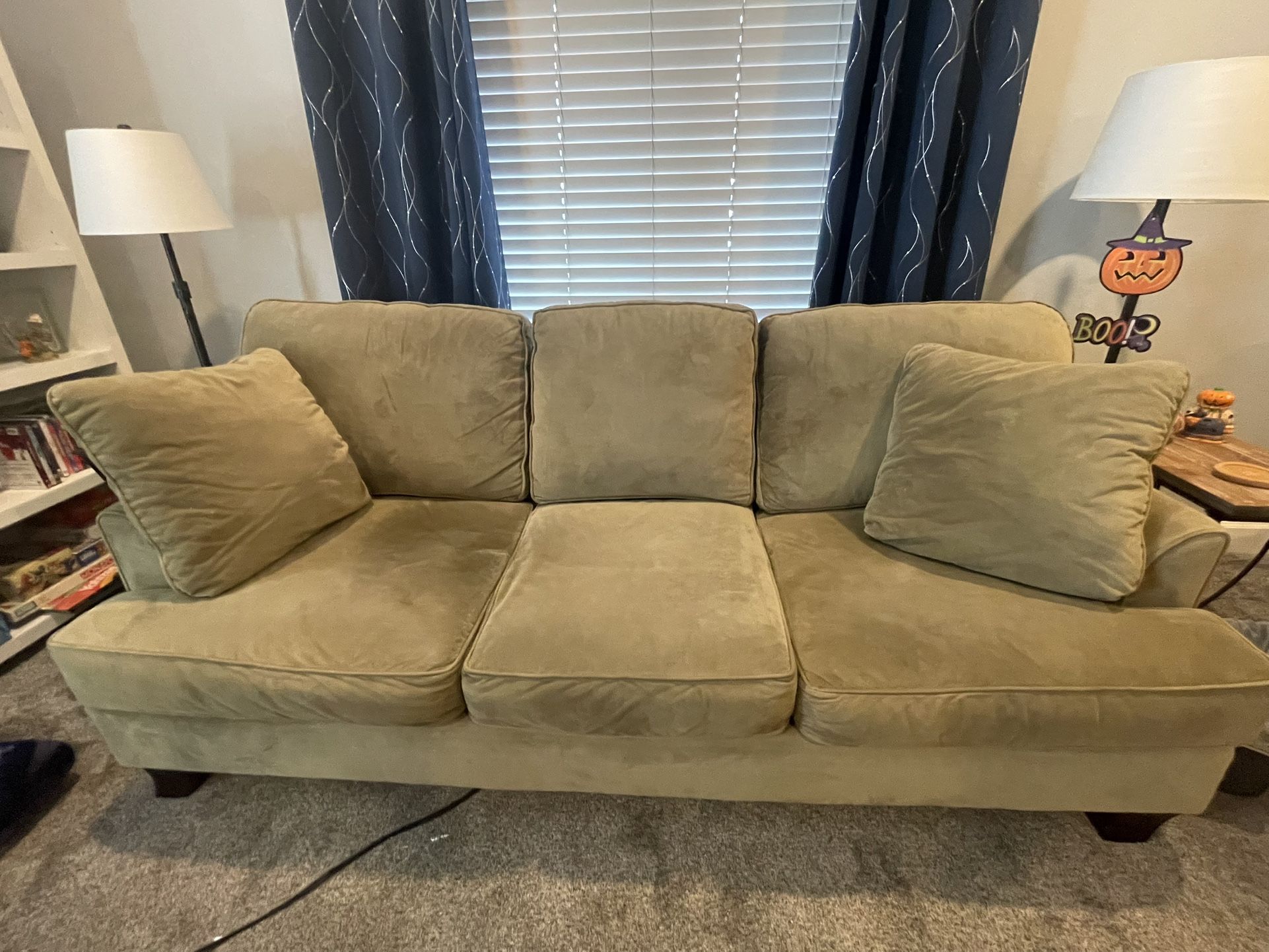 Olive Green Couch