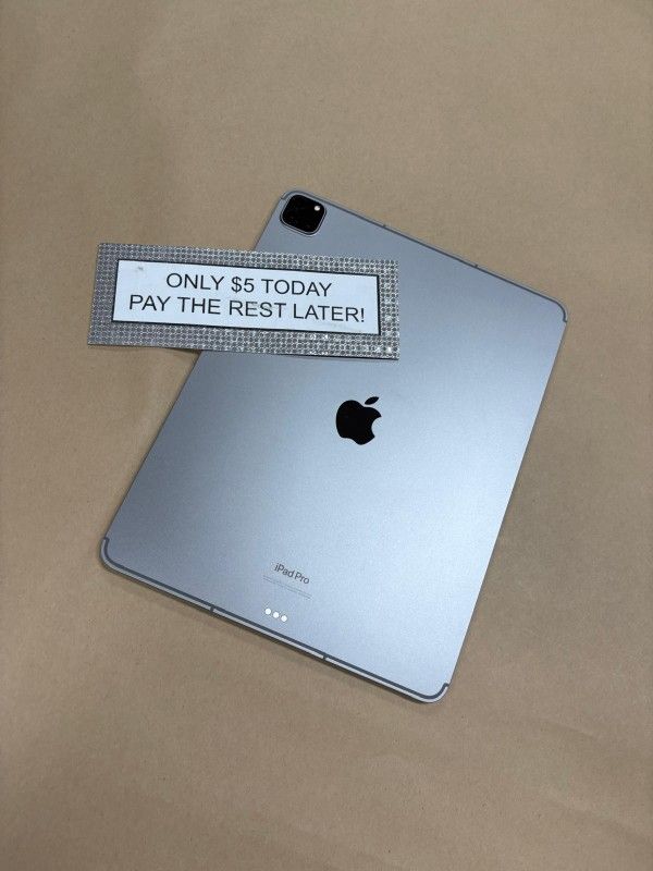 Apple IPad Pro 12.9 Inch 6th Gen Tablet - Only $1 Today Pay The Rest Later!