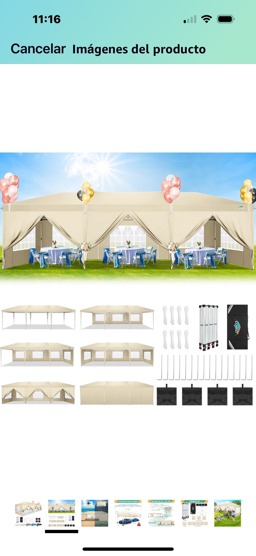 Tent 10 X 30