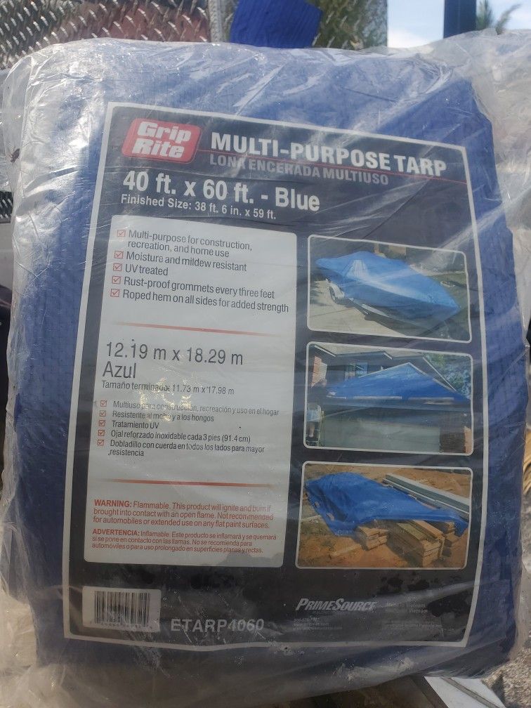 Tarp- Griprite - 40' X 60' Brand New