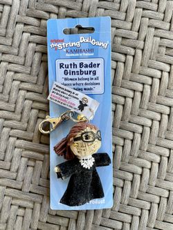 Ruth Bader Ginsburg RBG Keychain - Law