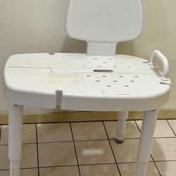 White Shower Chair