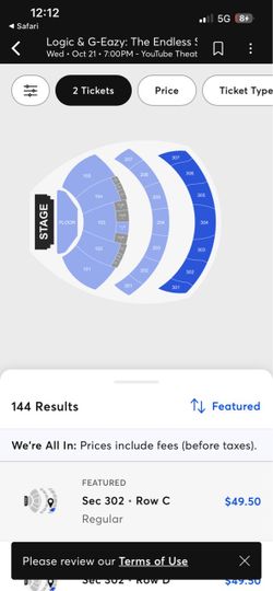 Logic concert ticket