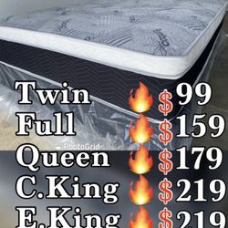 Full Euro Ortho Bamboo Collection Pillow Top Mattress!