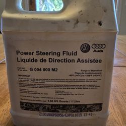 Audi / VW Power Steering Fluid (FREE)