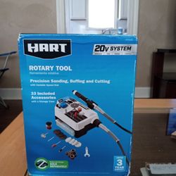Hart Rotary Tool & 33 Piece Accessories 