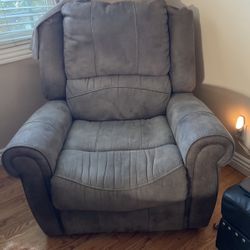 Gray Recliner