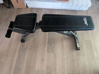 FITNESS GEAR ADJUSTABLE WEIGHT BENCH INCLINE DECLINE ABS