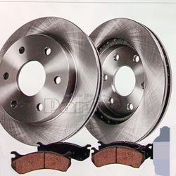 2007-2014 GMC Yukon Brake Pad and Rotor Kit - Rear - Detroit Axle 6PR1300417