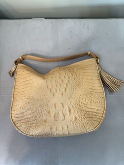 Brahmin Yellow Kathleen Shoulder Purse