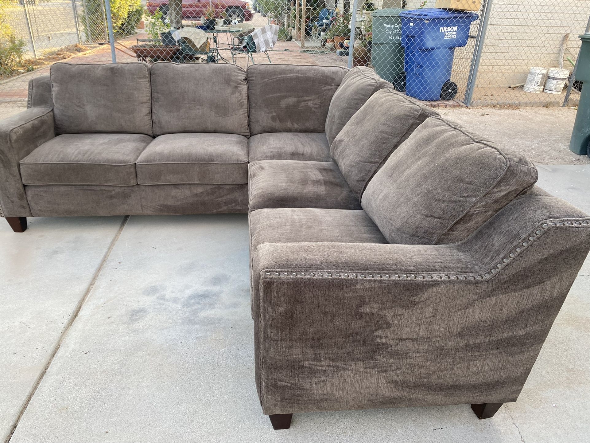 Brown Sectional Couch For Sale