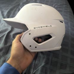 Matte White Evoshield Helmet 