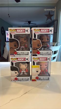 Funko Pop Rocky Movies Set of 4