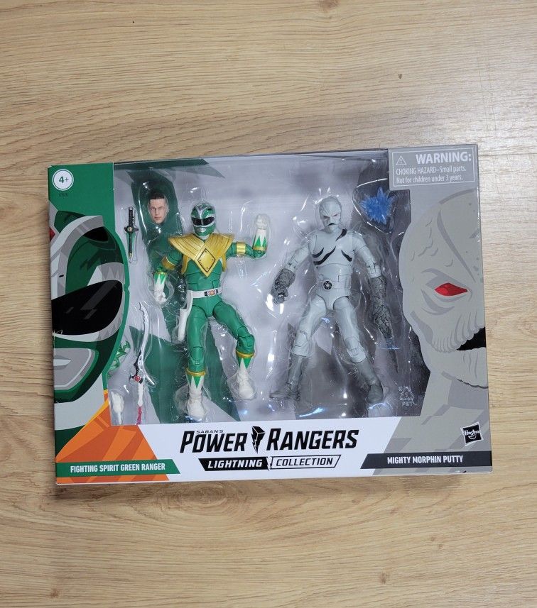 Power Rangers Lightning Collection - Fighting Spirit Green Ranger & Putty