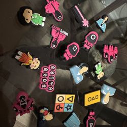 Squid Game Croc Charms