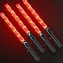 Brand New 4 Pack 21"in LED Traffic Wands, w/ 3 Flashing Modes and Storage Bag
(PRICE IS FIRM/ PICK UP ONLY)