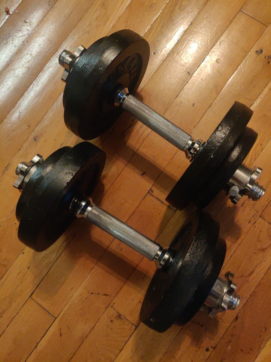 Moving Out Of State, Need Gone ASAP - Dumbbells 50lbs (across the street from JSQ station)