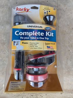 KORKY TOILET COMPLETE KIT