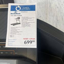 Nordic Track Treadmill (brand New)