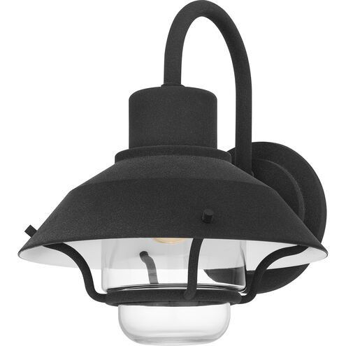 Quoizel Lavalier 1 Light 11 inch Mottled Black Outdoor Lantern, Large