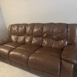 Brown Sofa Set