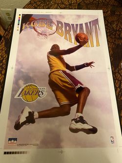 1996 KOBE BYRANT BLACK PLATE 1/1 ROOKIE PRINT