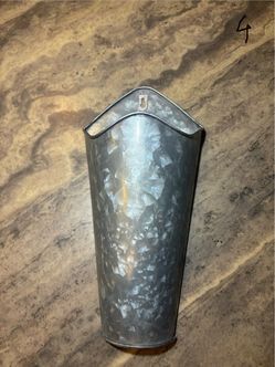 Galvanized Metal Wall Container
