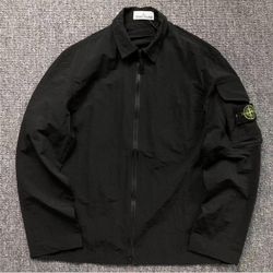 Stone Island Zip Up Lapel Jacket