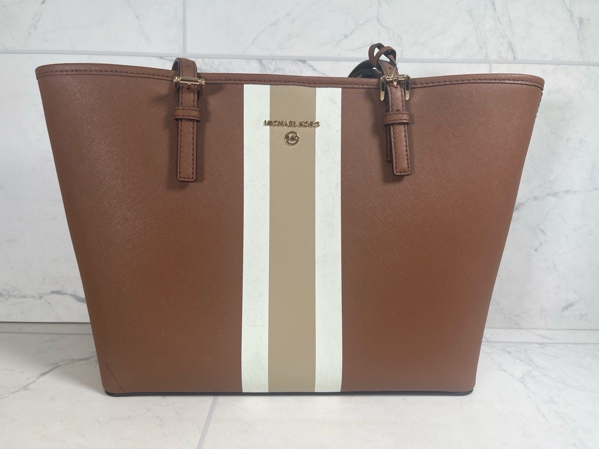  Michael Kors Large Stripe Tote Bag(A1G009190)
