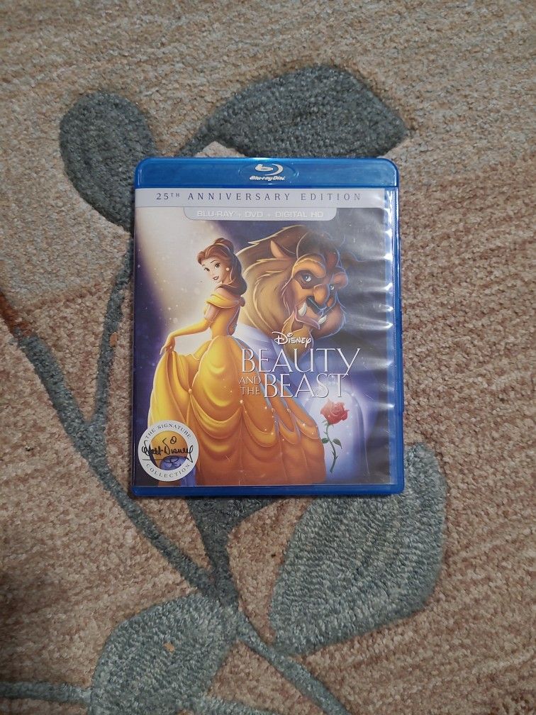 Beauty And The Beast 25th Anniversary Edition Blu Ray Plus DVD