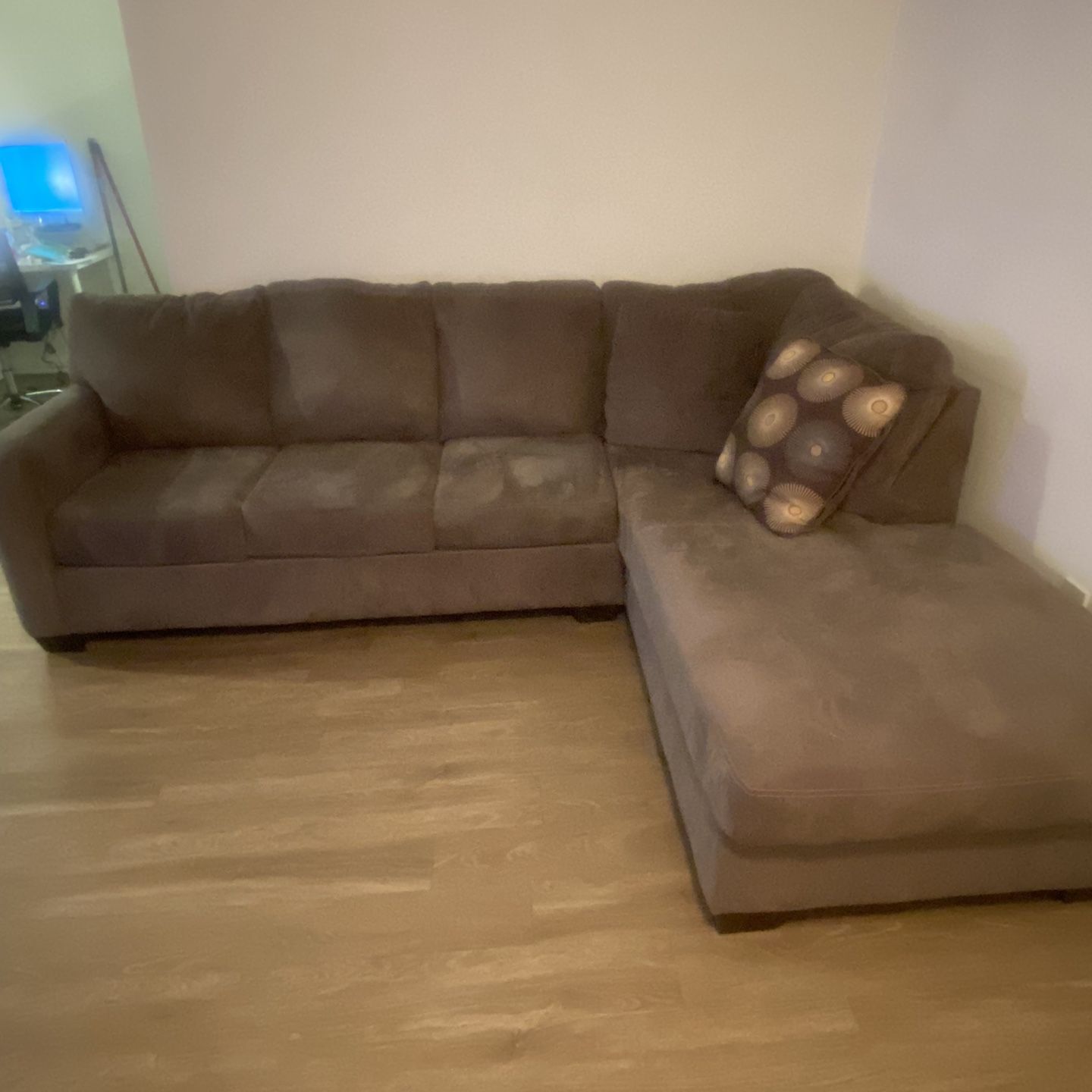 GREY LEFT SIDE SECTIONAL 