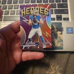 Justin Herbert Football Card 