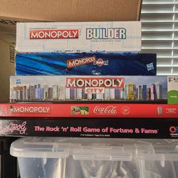 Monopoly Games (Lot of 5)