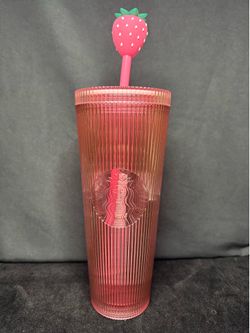 Venti Starbucks Pink Strawberry Tumbler