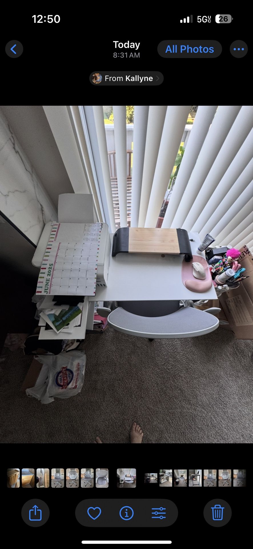 Desk And Ergonomic Office Chair (Can Be Sold Separately