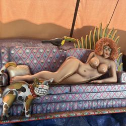 Wooden Statue By Daniel Meyer