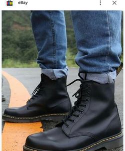 Dr. Martens 1460 black leather boots #drmartens #combat size 13 men’s used good condition