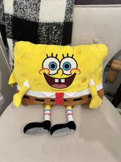 Pillow Pets Nickelodeon Spongebob Squarepants 16” Stuffed Animal Toy Plush