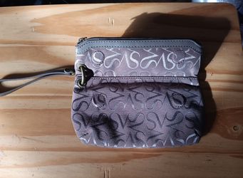 Purple Simply Vera Wang Fold Over Clutch Bag/Wallet
