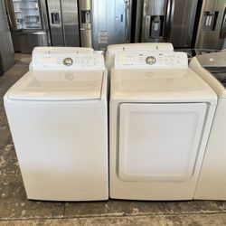 Samsung XL Capacity Washer And Dryer Set No Agitator