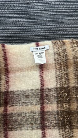 Steve Madden Plaid Scarf