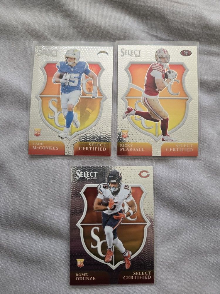 Select Certified Rookie WR Lot