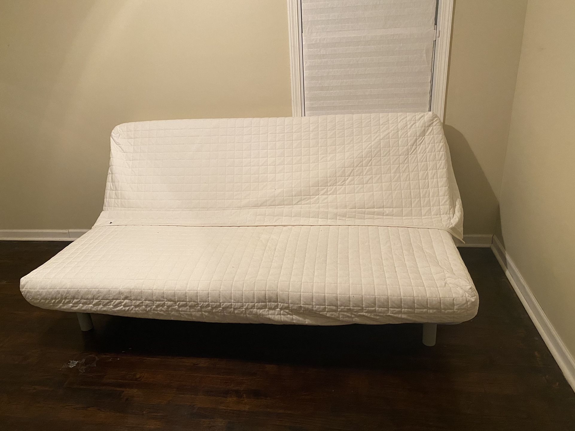 White IKEA futon