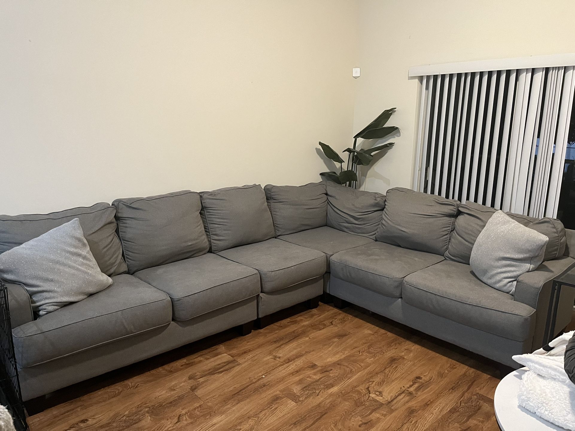 Gray Sectional Couch