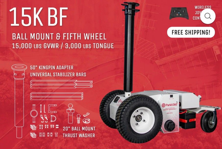 Parkit 360 Transformer Trailer Dolly Model 15k-BF