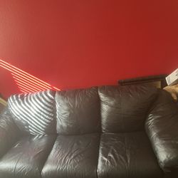 Leather Couch Set 