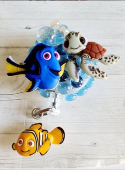 Nemo, Dory and Squirt ID holder 