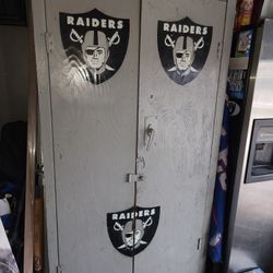 Painted Raiders Storage Cabinet 