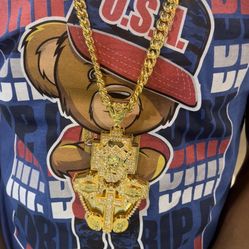 Large Last Supper Combo Pendant with Jesus + Cross + Last Supper 