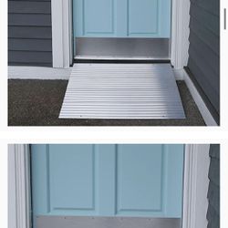 Aluminum Modular Entry Threshold Ramp Ideal for Doorways and Raised Landings